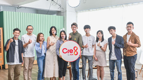 Lam Wing Sum (Minnie) as finalist of Cre8 by AIA design category.