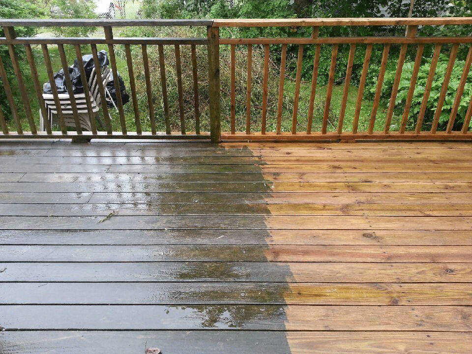 Residential Deck Before and After