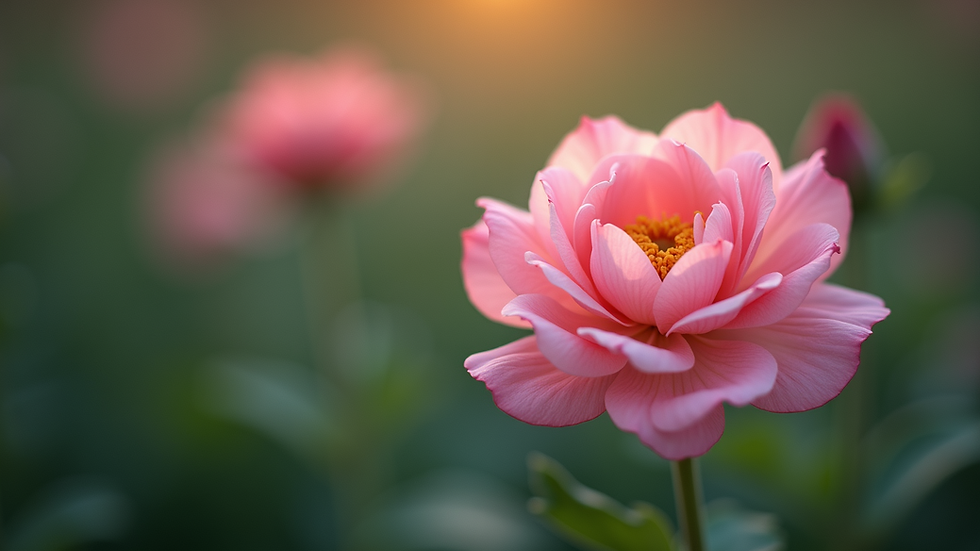 Close-up view of a blooming flower symbolizing hope