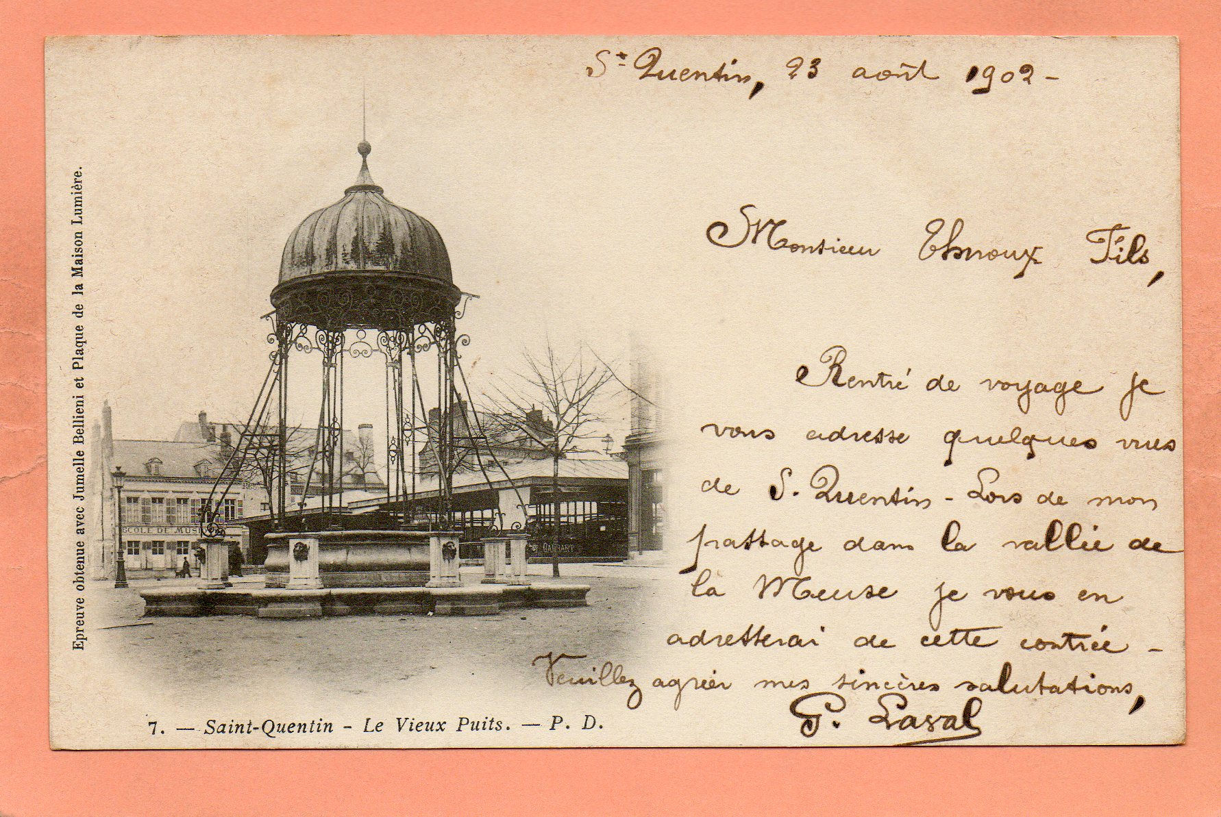 dept 02 - 7 - SAINT-QUENTIN - Le Vieux Puits