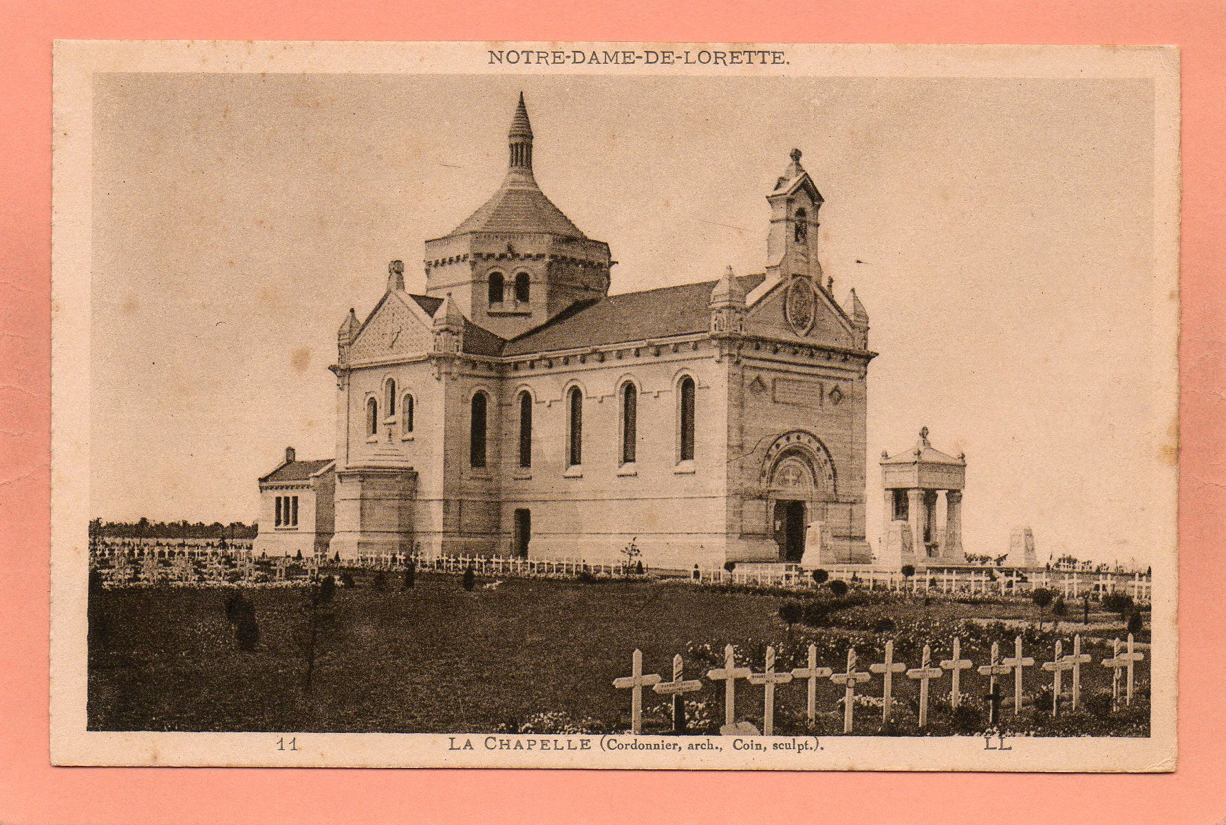 dept 62 - 11 - NOTRE-DAME-DE-LORETTE - La Chapelle - O toi qui du sein des doule