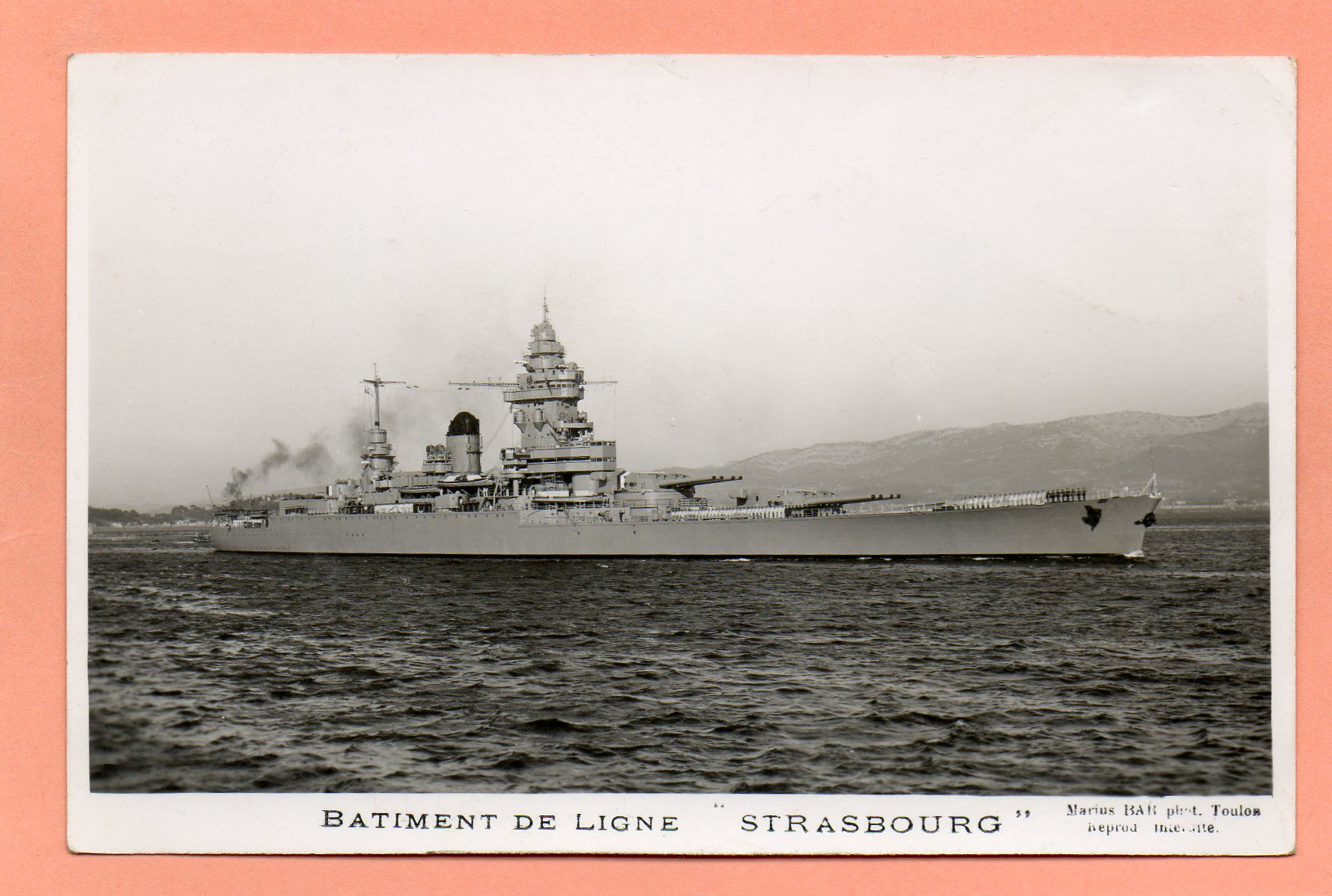 Marine FRANCAISE - Bâtiment de Ligne - ''Strasbourg''