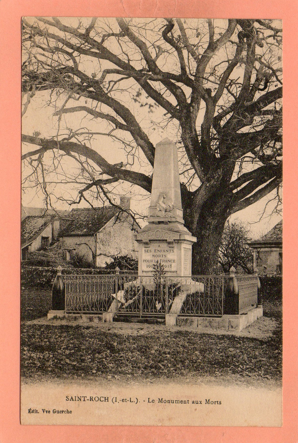 dept 37 - SAINT-ROCH - Le Monument aux Morts