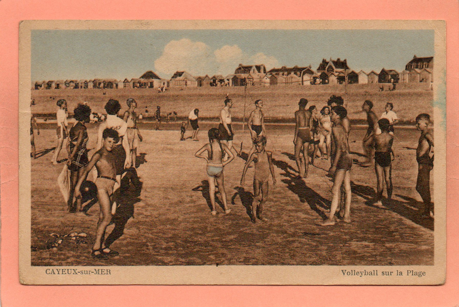 dept 80 - CAYEUX-sur-MER - Volleyball sur la Plage
