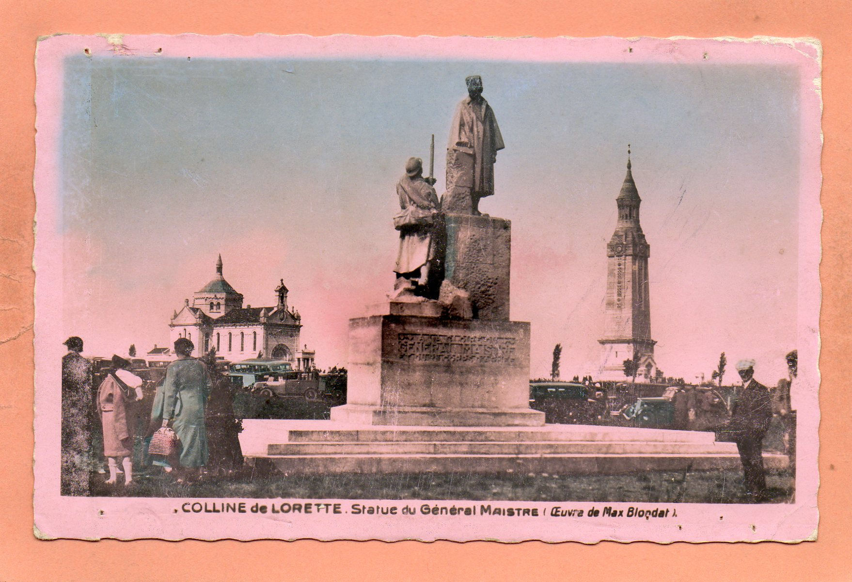 dept 62 - LORETTE - Colline de Lorette - Statue du Général Maistre