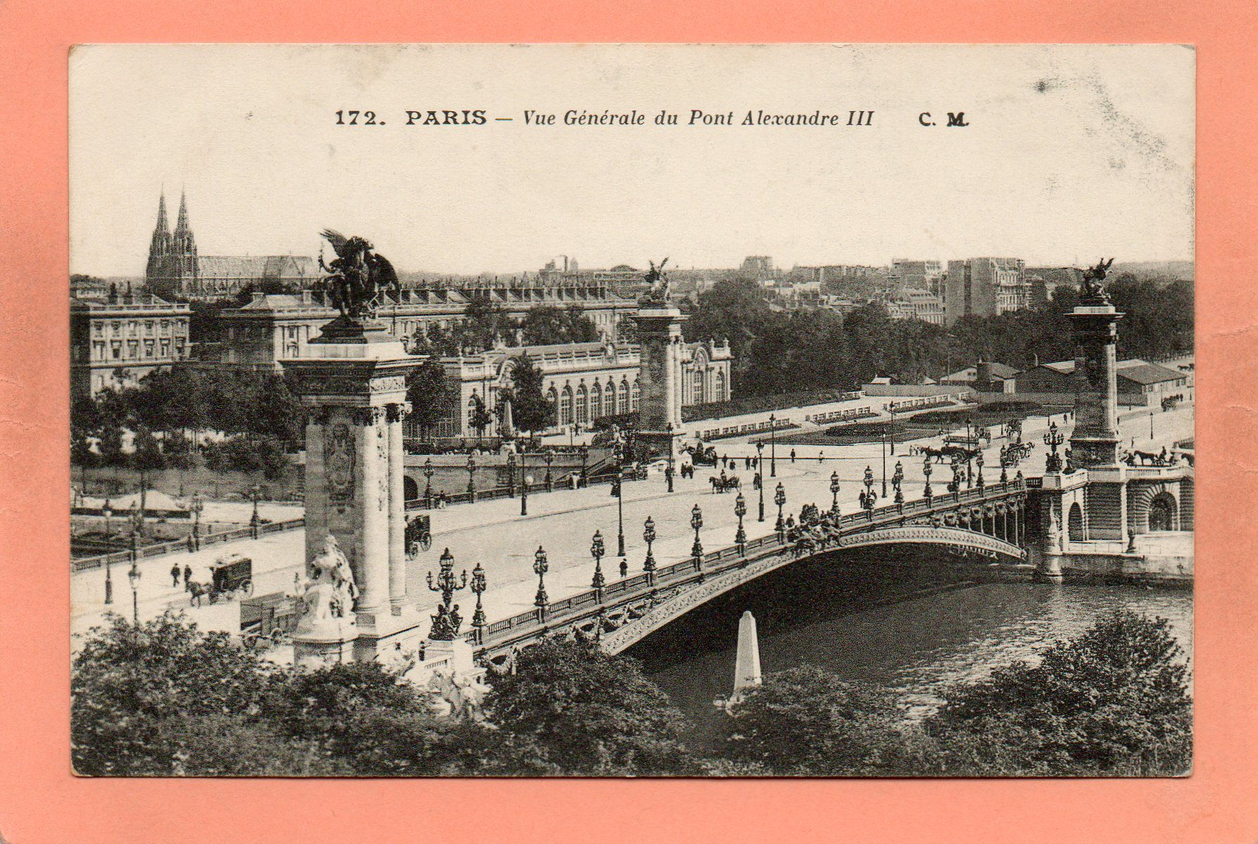 dept 75 - 172 - PARIS - 07ème Arr. - Vue Générale du Pont Alexandre III