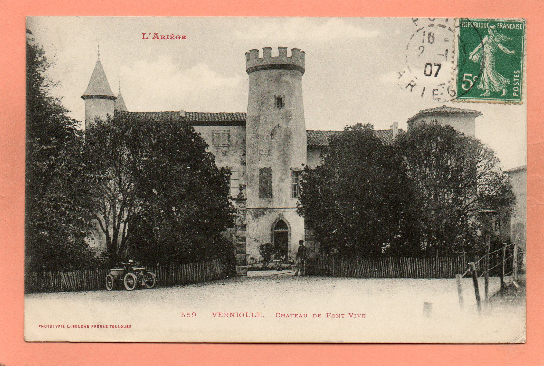 dept 09 - 559 - VERNIOLLE - L'Ariège - Chateau de Font-Vive