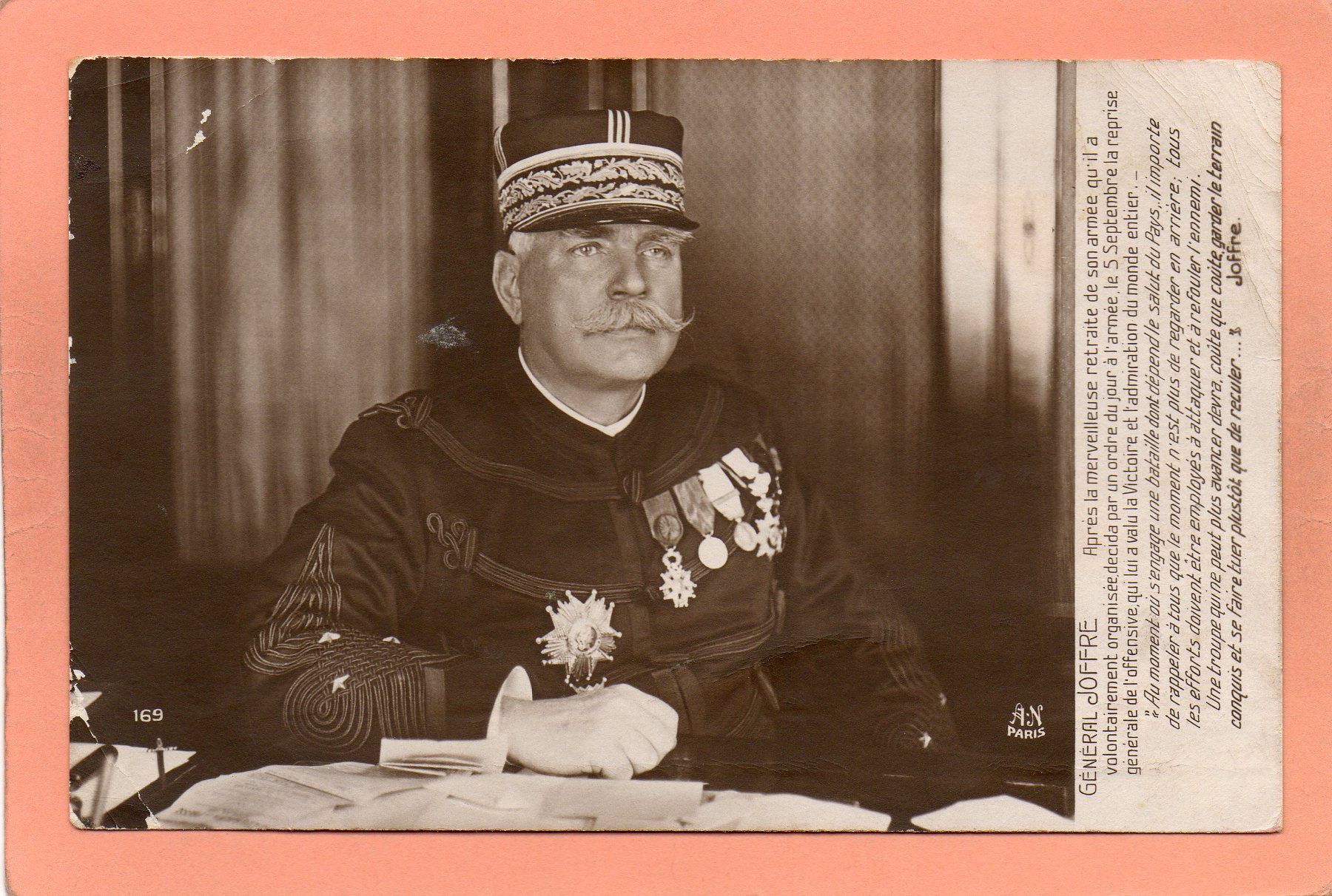 Général JOFFRE - 169 - Après la merveilleuse retraite de son armée ...