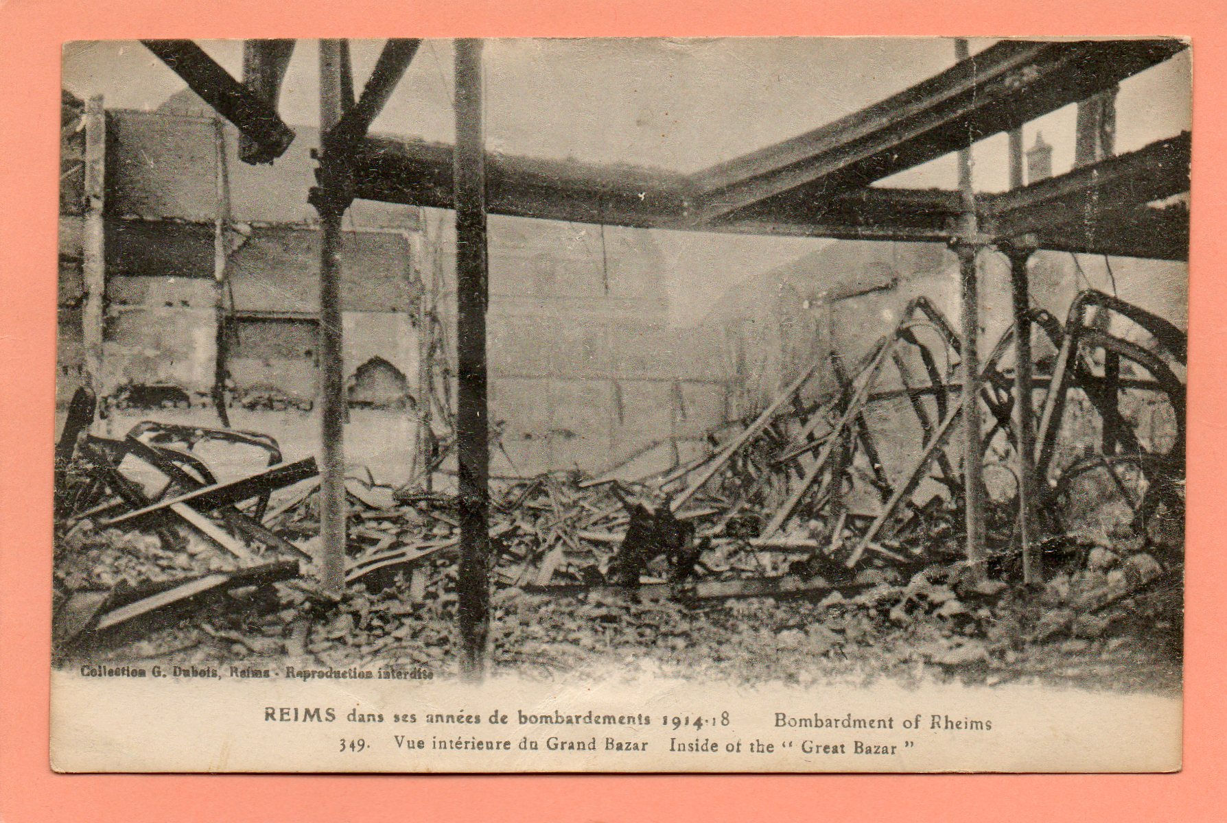 dept 51 - 349 - REIMS - Reims dans ses années de bombardements 1914-18 - Vue in