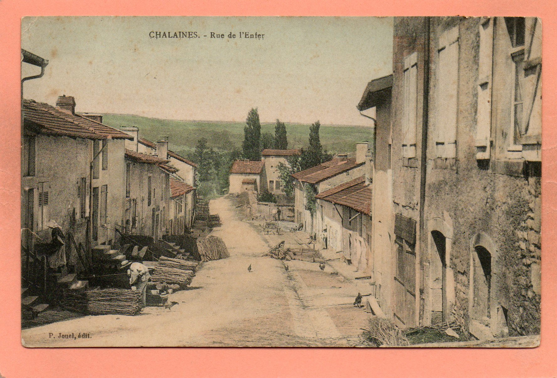 dept 55 - CHALAINES - Rue de l'Enfer