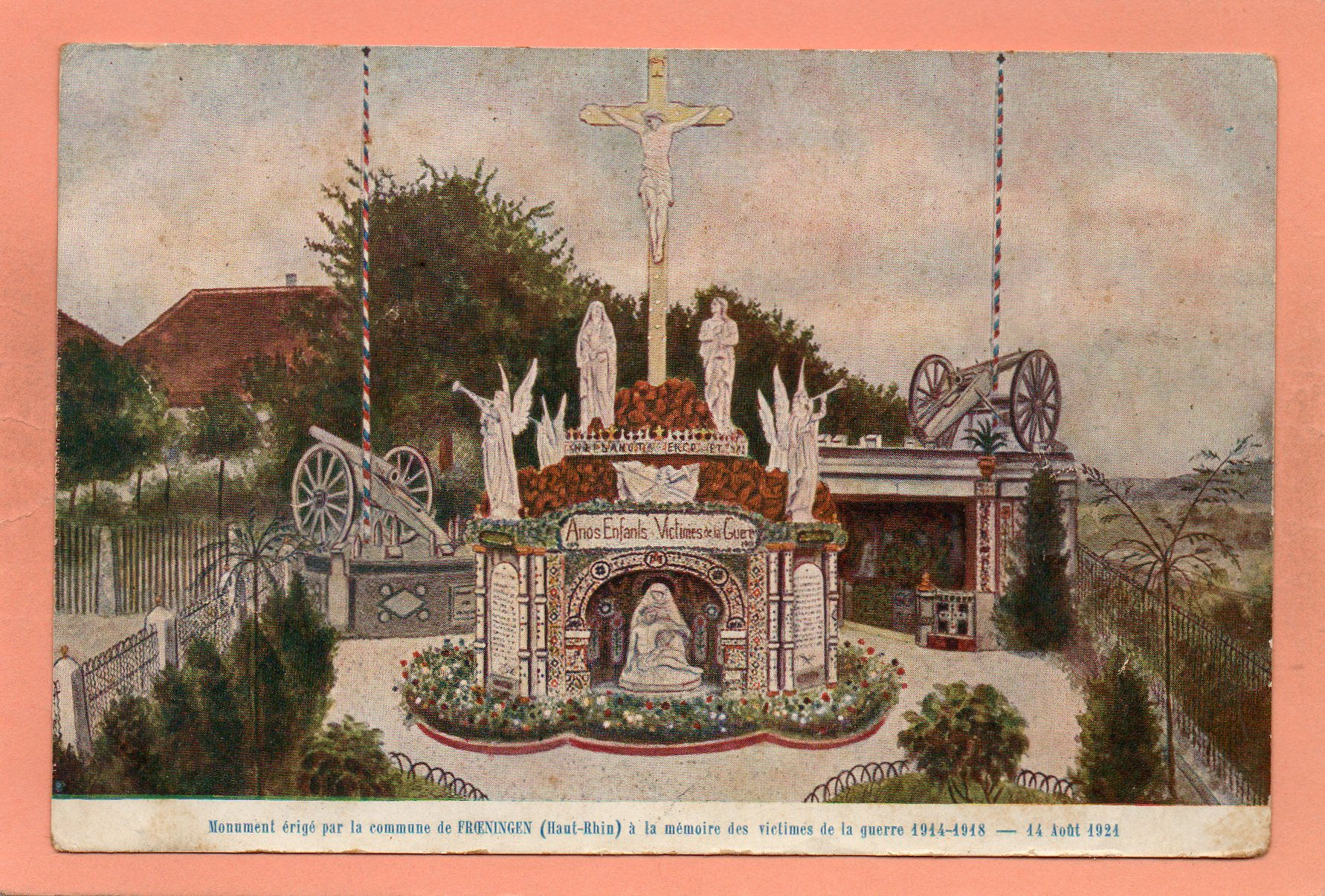 dept 68 - FROENINGEN - Monument érigé par la commune de Froeningen ...