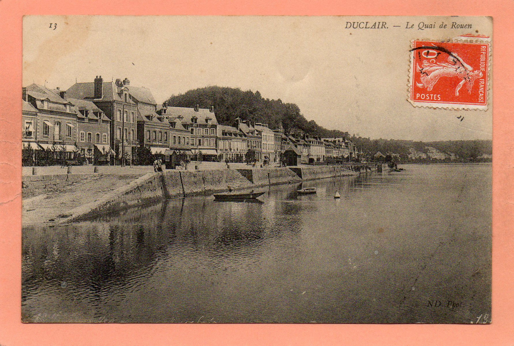 dept 76 - 13 - DUCLAIR - Le Quai de Rouen