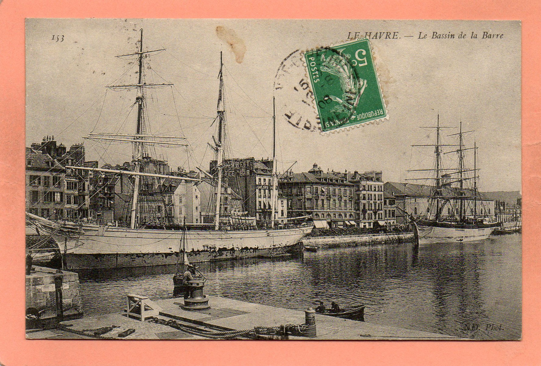 dept 76 - 153 - LE HAVRE - Le Bassin de la Barre