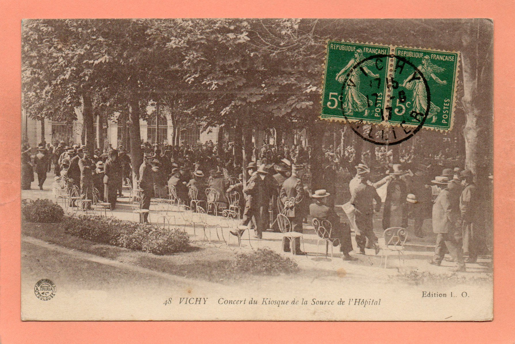 dept 03 - 48 - VICHY - Concert du Kiosque de la Source de l'Hôpital