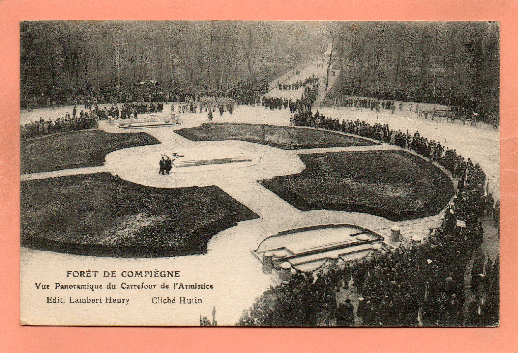 dept 60 - FORET DE COMPIEGNE - Vue Panoramique du Carrefour de l'Armistice