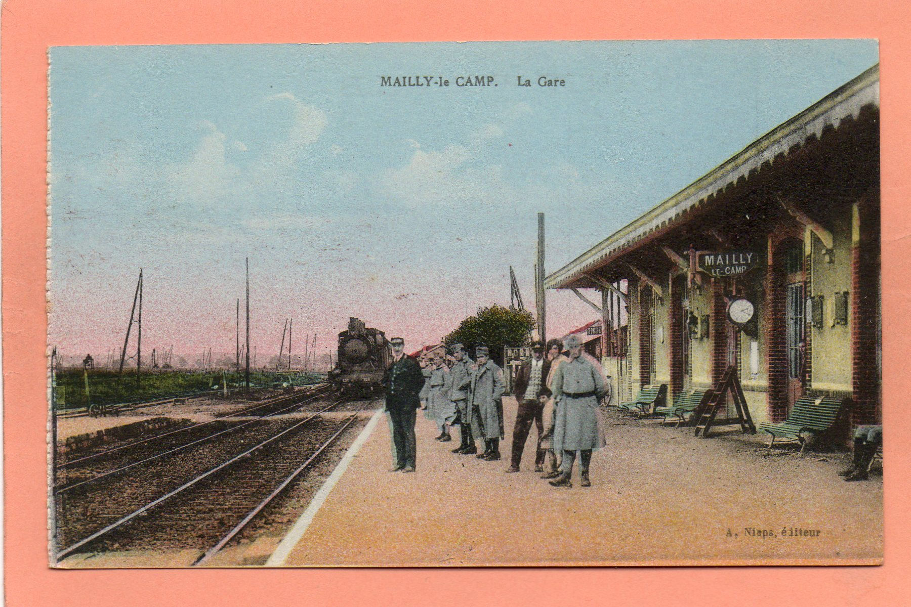 dept 10 - MAILLY-LE-CAMP - La Gare