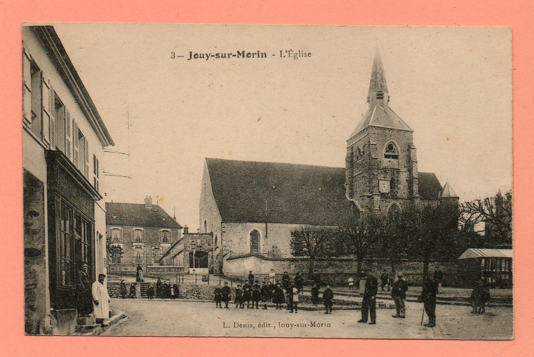 dept 77 - 3 - JOUY-SUR-MORIN - L'Eglise