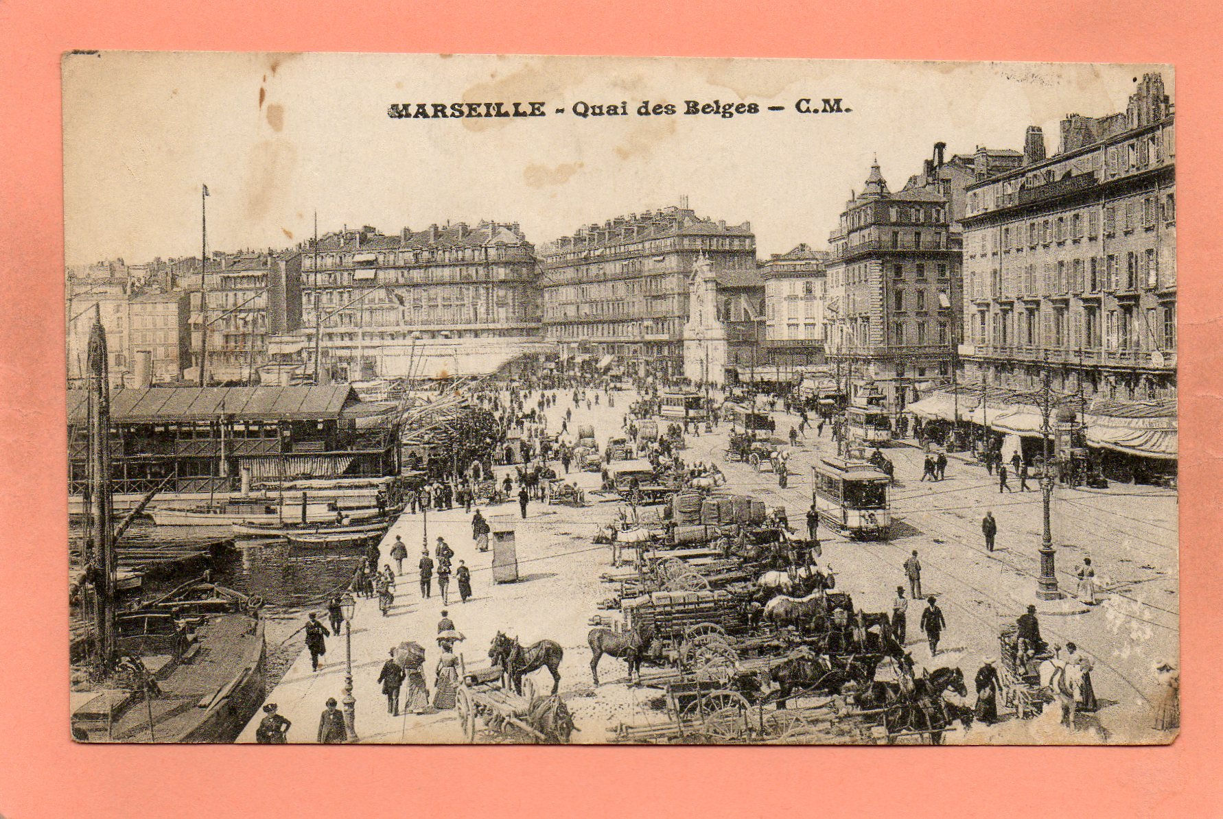 dept 13 - MARSEILLE - Quai des Belges