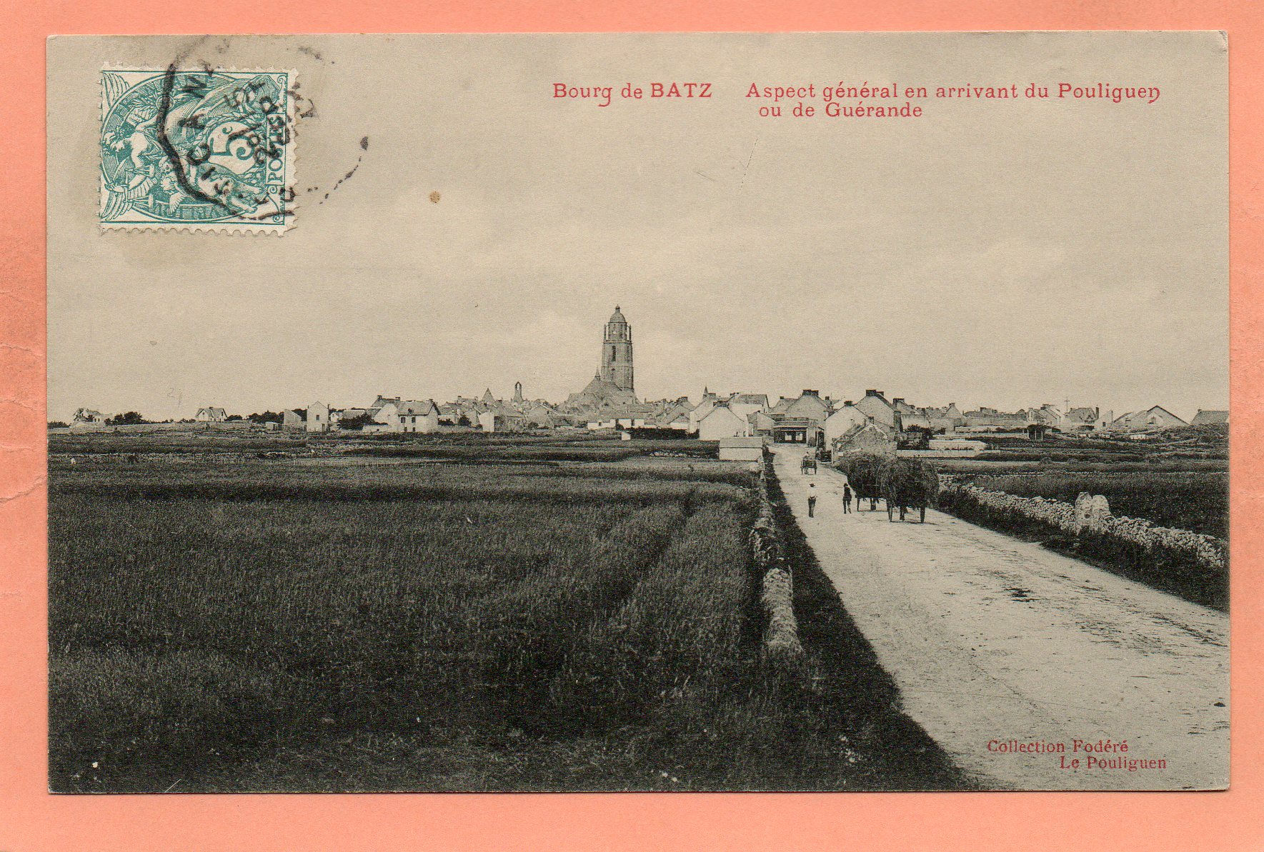 dept 44 - BOURG DE BATZ - Aspect général en arrivant du Pouliguen ou de Gérande