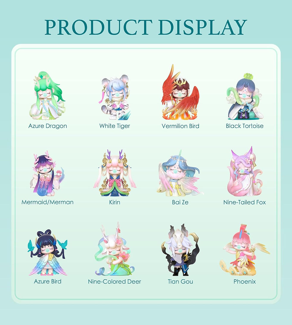 Thumbnail: Robotime Rolife Nanci Auspicious Eastern Spirit Beast Blind Box 