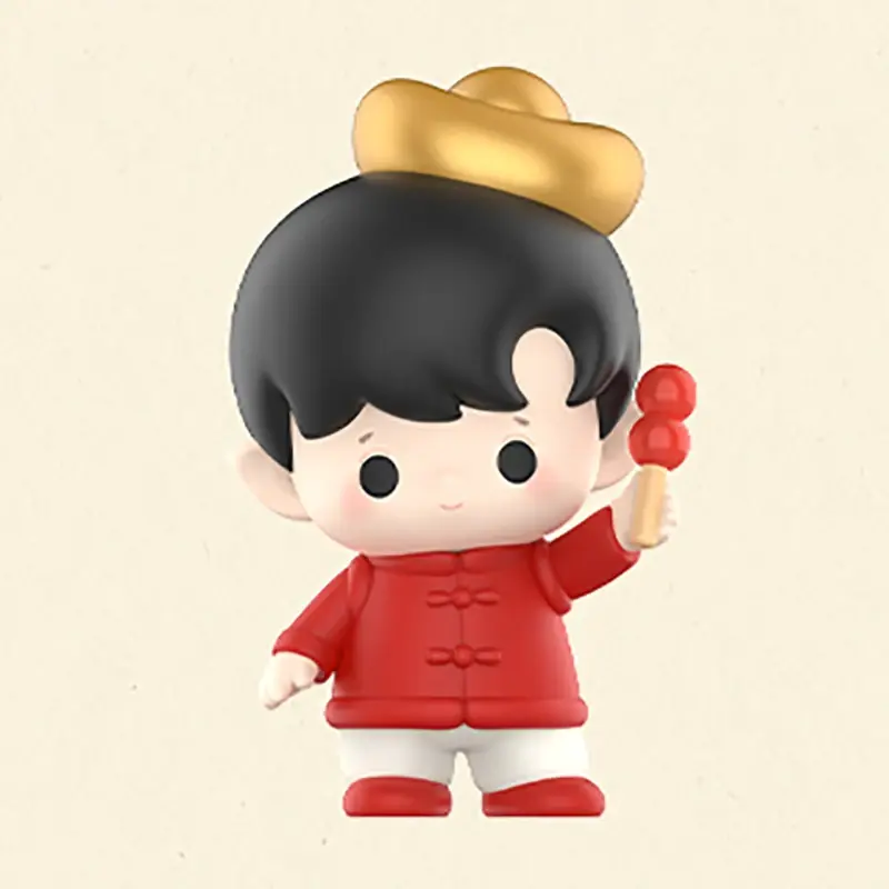 Thumbnail: POP MART POPBEAN Horse Year Limited Edition Mamafufu Mini Doll Series Blind Box 