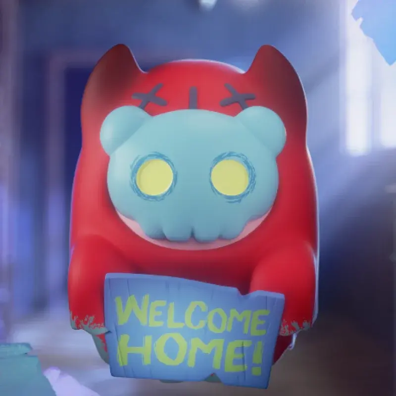 Finding Unicorn ShinWoo Ghost Bear House Series Blind Box