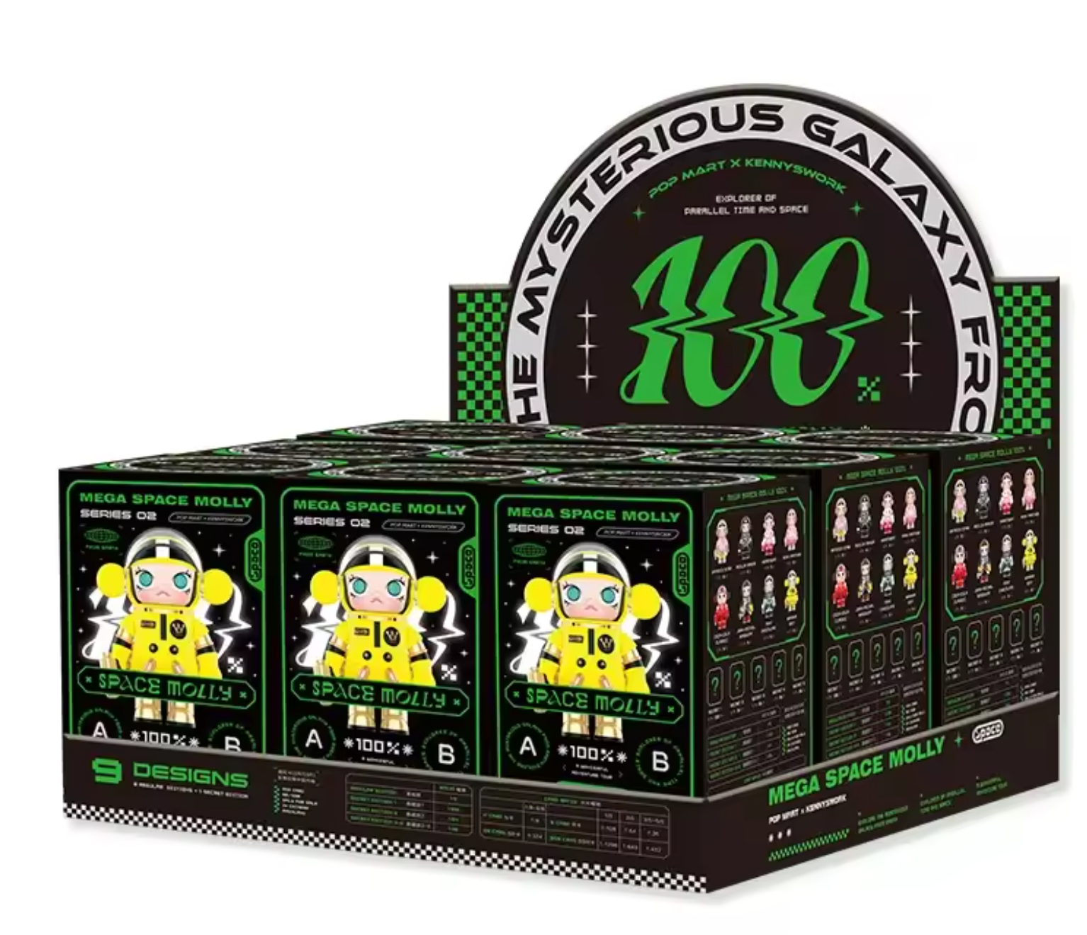 POP MART MEGA SPACE MOLLY 100% SERIES 02-B Blind Box