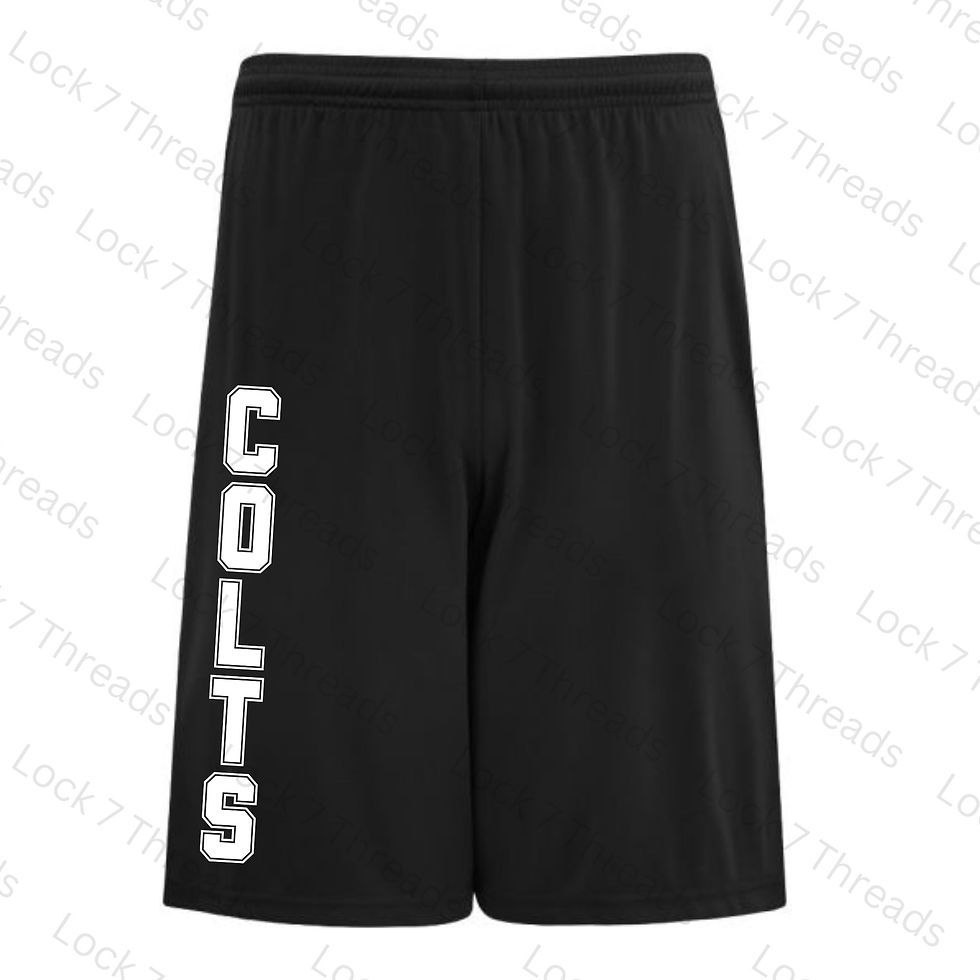 Thumbnail: Colts Gym Shorts - Youth and Adult
