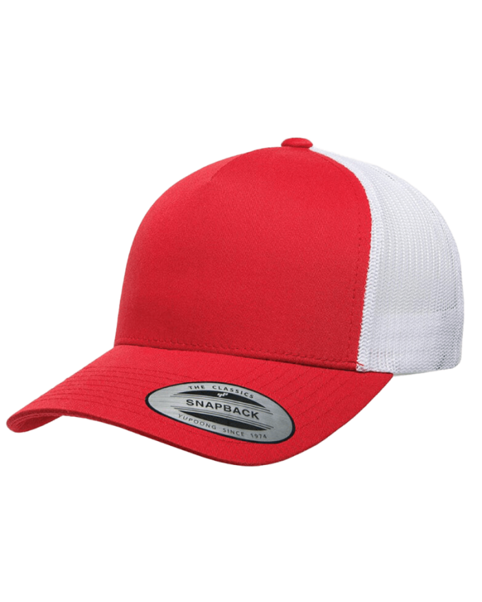 Thumbnail: Film Transfer Yupoong 5 Panel Snapback - Centered Logo
