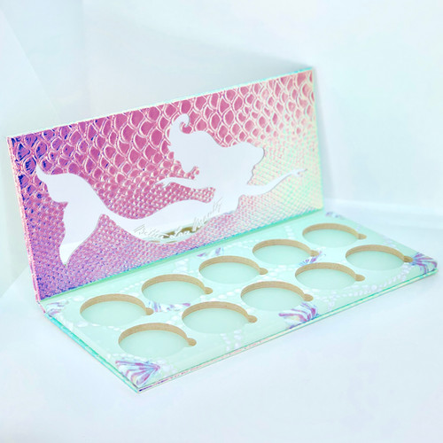 Mermaid Dreams Palette Bitter Lace Beauty Colorful eye makeup featuring vegas nay x eylure grand glamor lashes | beauty dosage.
