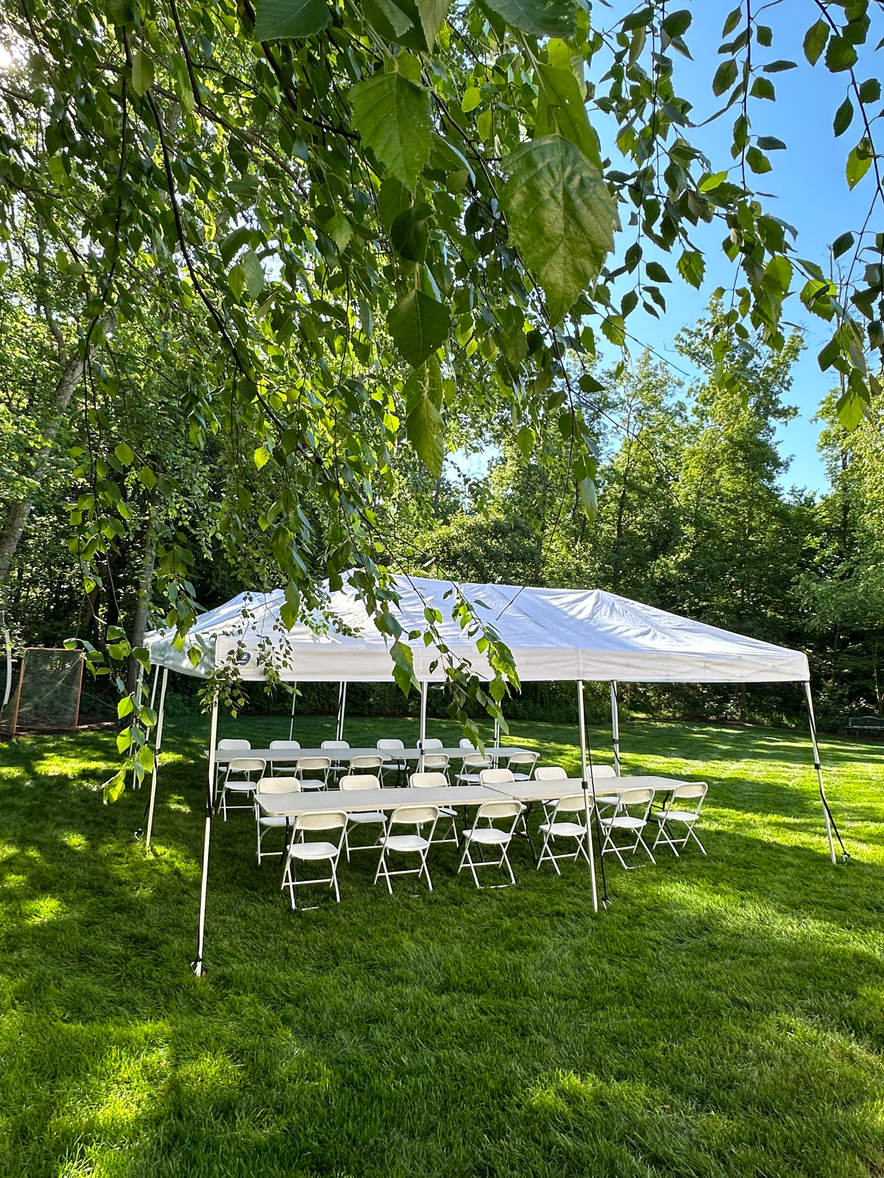 10x20 Pop up Tent (without sidewalls)