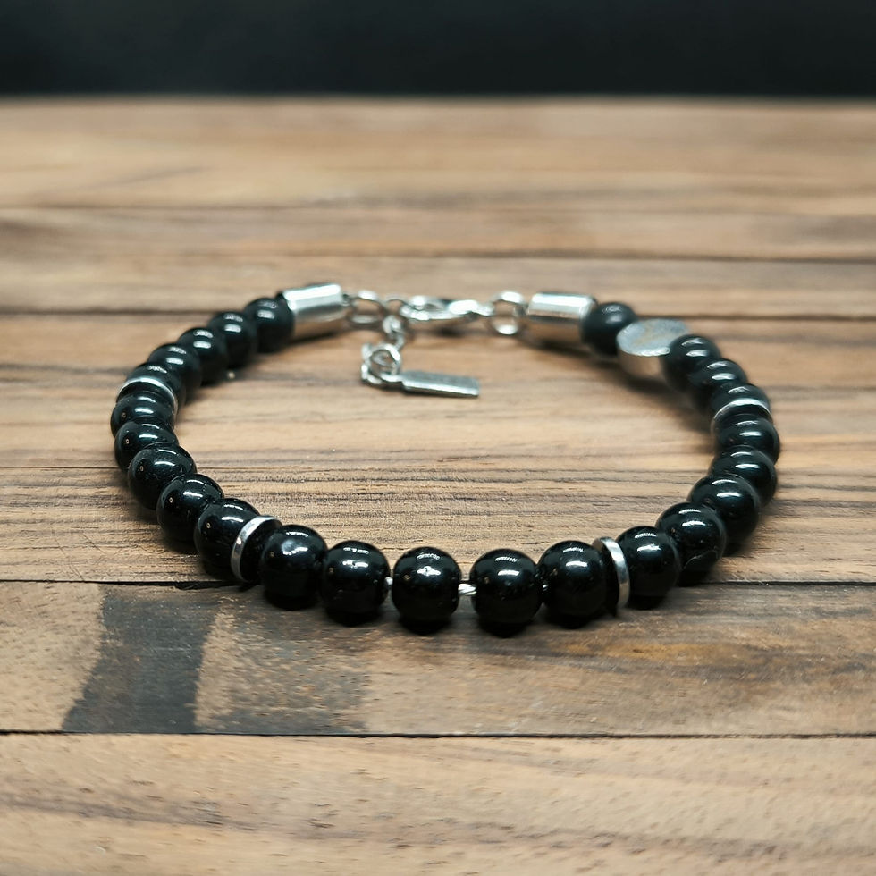 Miniature : Bracelet Onyx brillant