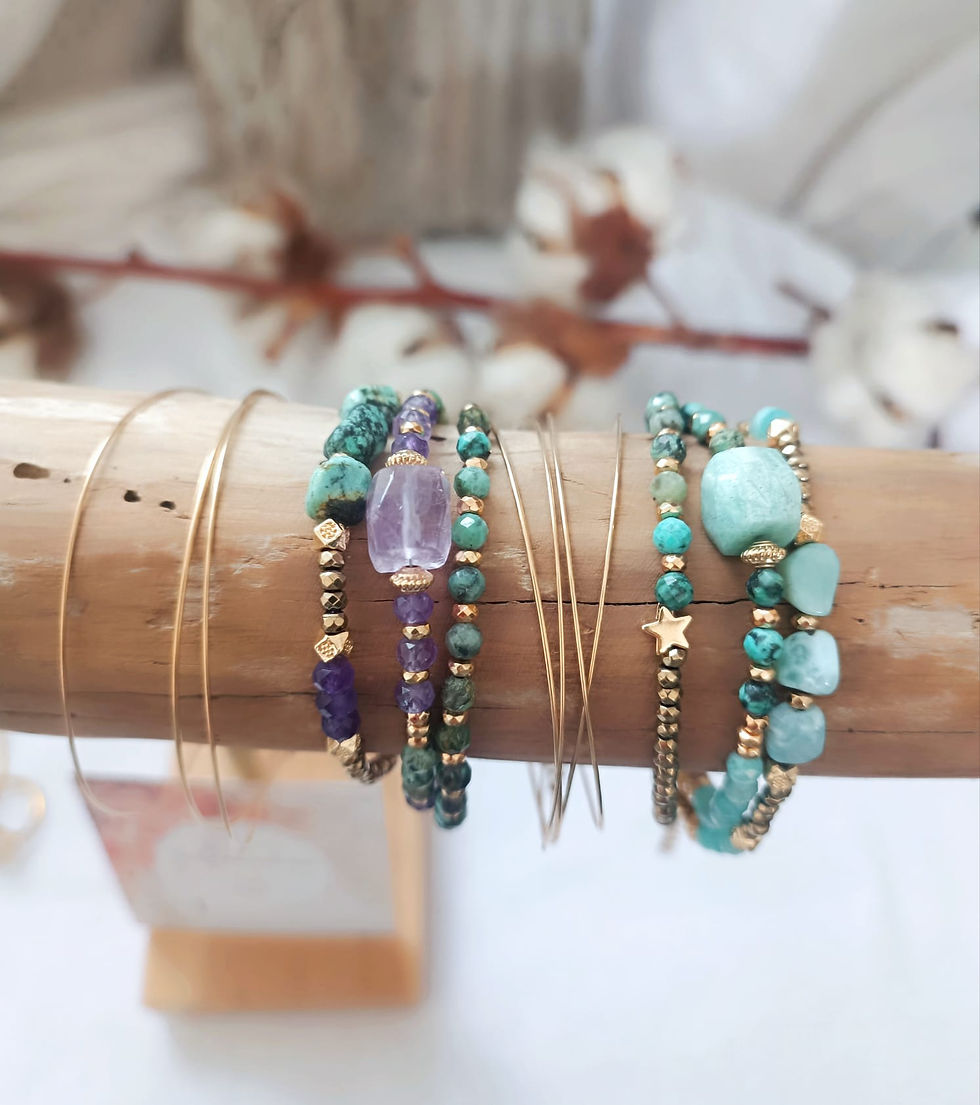 Thumbnail: Bracelet "India" Améthyste