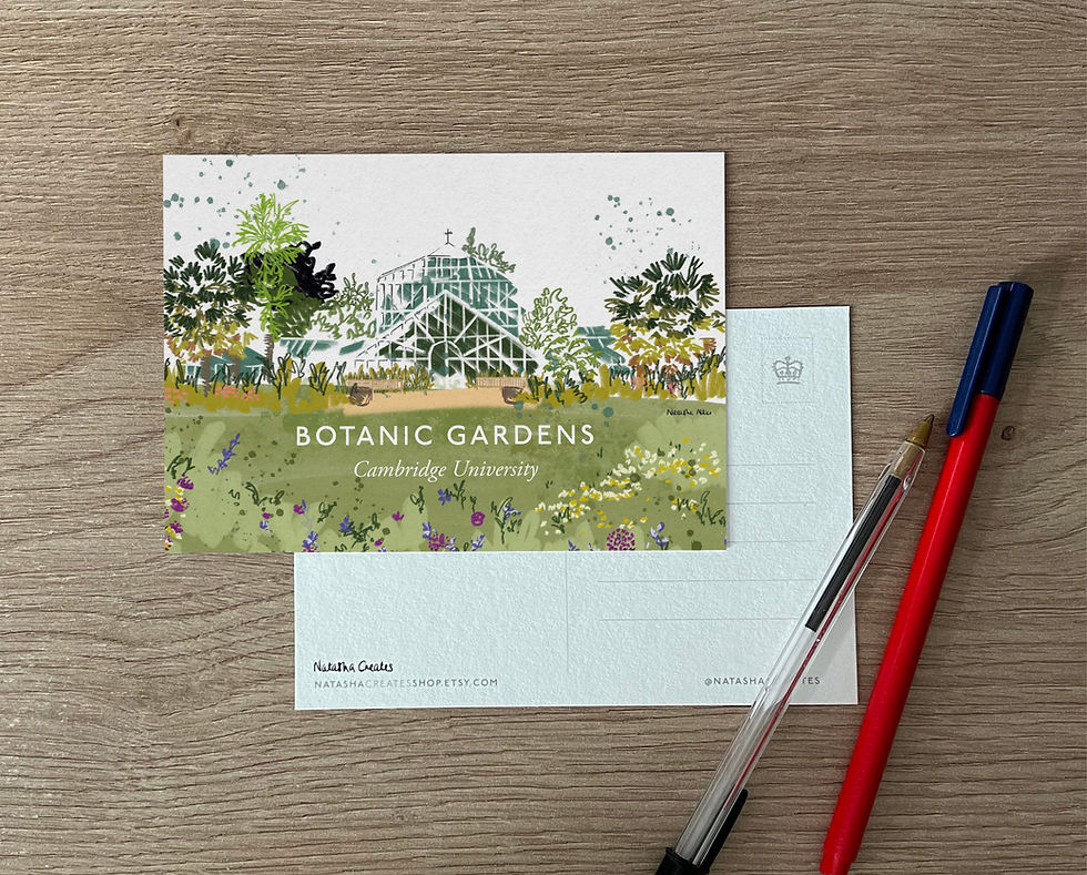 Thumbnail: Cambridge Postcard Set of 4/8
