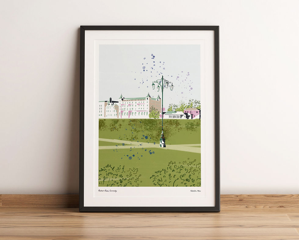 Thumbnail: Parker's Piece, Cambridge Art Print