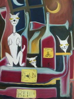 C&W-Firday Night, 24x37in, oil on canvas, 2015