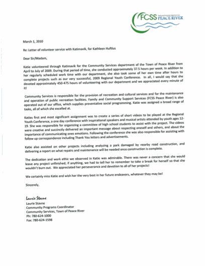 CommunityServices,TownofPeaceRiver