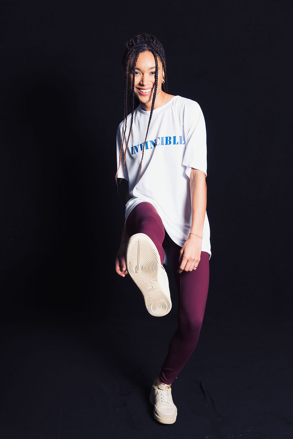 Miniature : T-shirt de course blanc - Unisexe