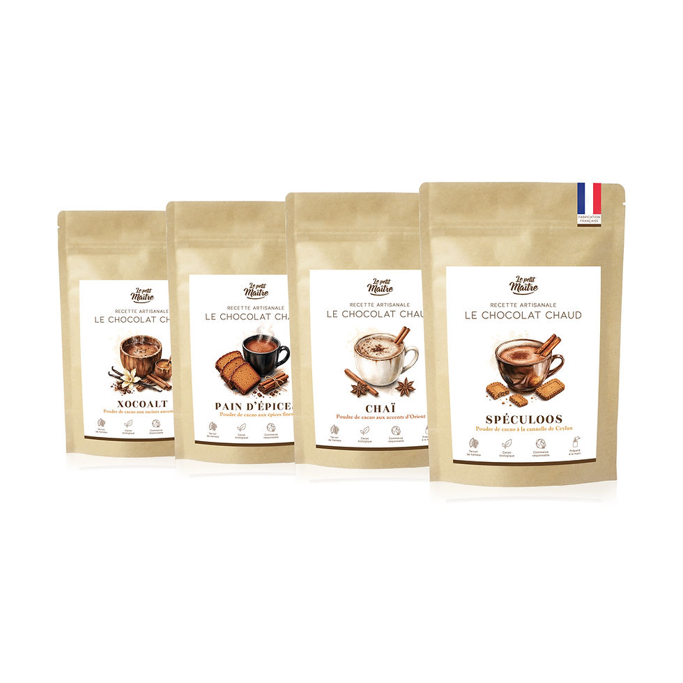 Miniature : Pack découverte de poudres de cacao aux épices