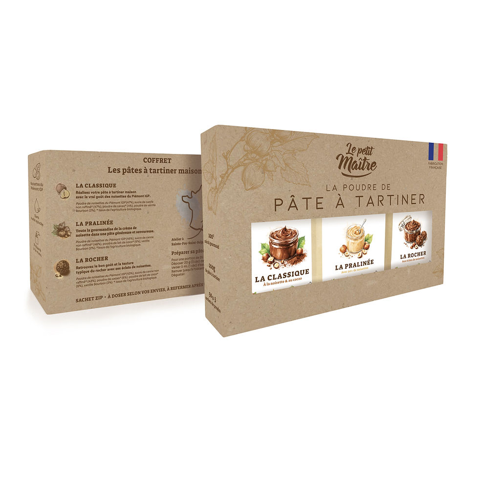 Coffret Le petit Maître de poudre de pâte à tartiner