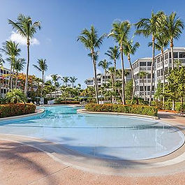 Hyatt Vacation Club® at Beach House comprises 74 fully furnished two-bedroom units facing the blue-green waters of the Gulf of Mexico. In a style reminiscent of Old Florida, this resort rests on Florida Bay and Cow Key Channel, which has direct access to the Atlantic Ocean. It is ideally located for golf, boating, fishing, diving, snorkeling, and exploring the legendary city of Key West.