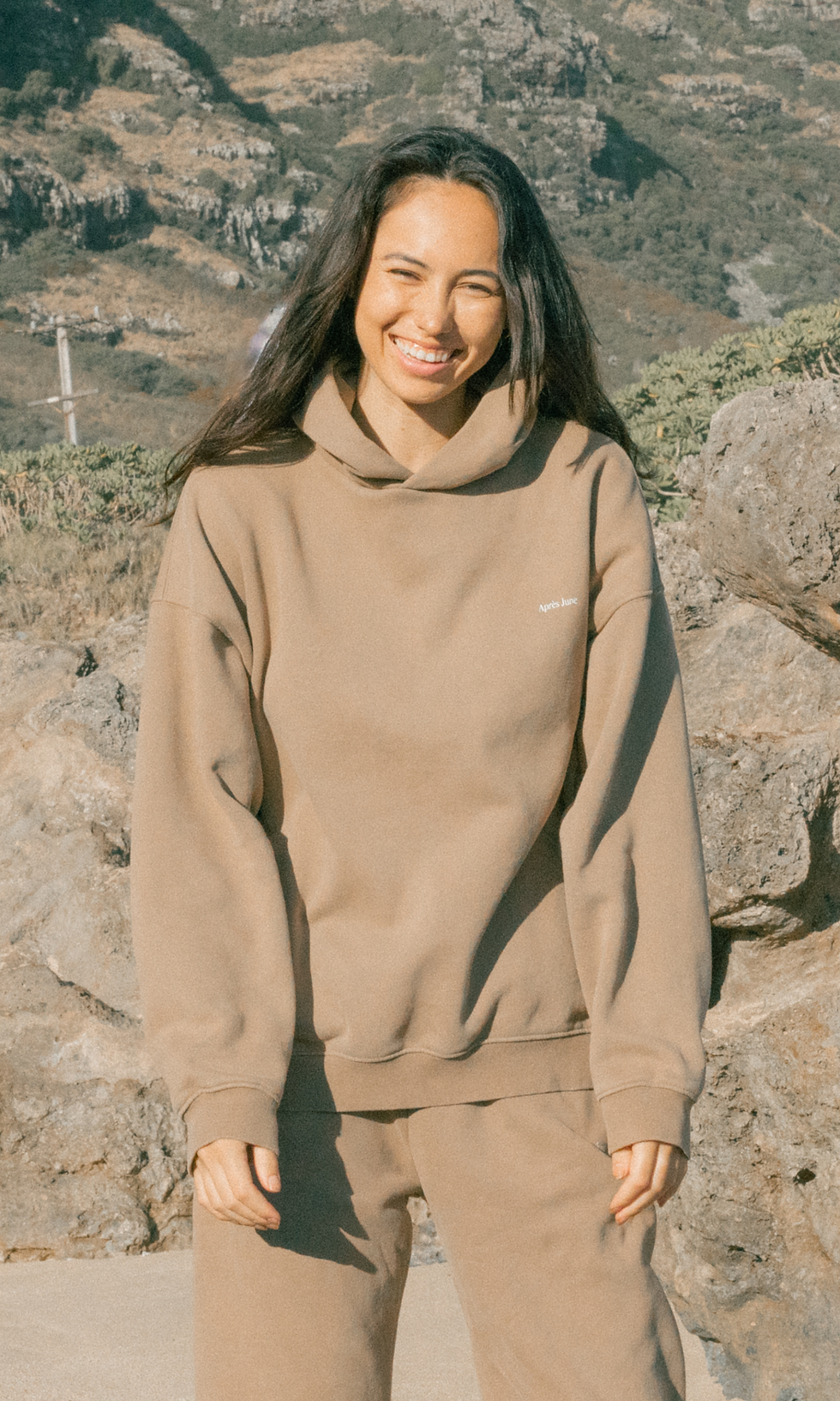 Thumbnail: TAN APRÈS FLEECE HOODIE