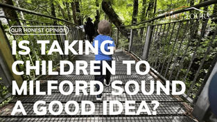 Is taking children to Milford Sound a good idea?