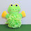 Thumbnail: Green frog bath pouf puppet