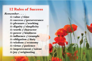 12 RULES OF SUCCESS