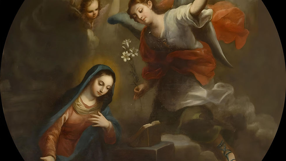 La Anunciación - Miguel Cabrera