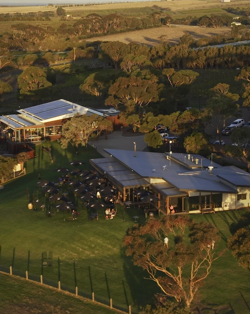 drone photo shot of Jack rabbit restaurant