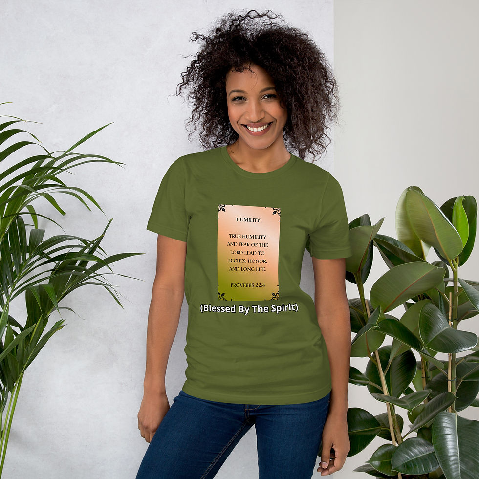 Thumbnail: Unisex t-shirt (Blessed By The Spirit)