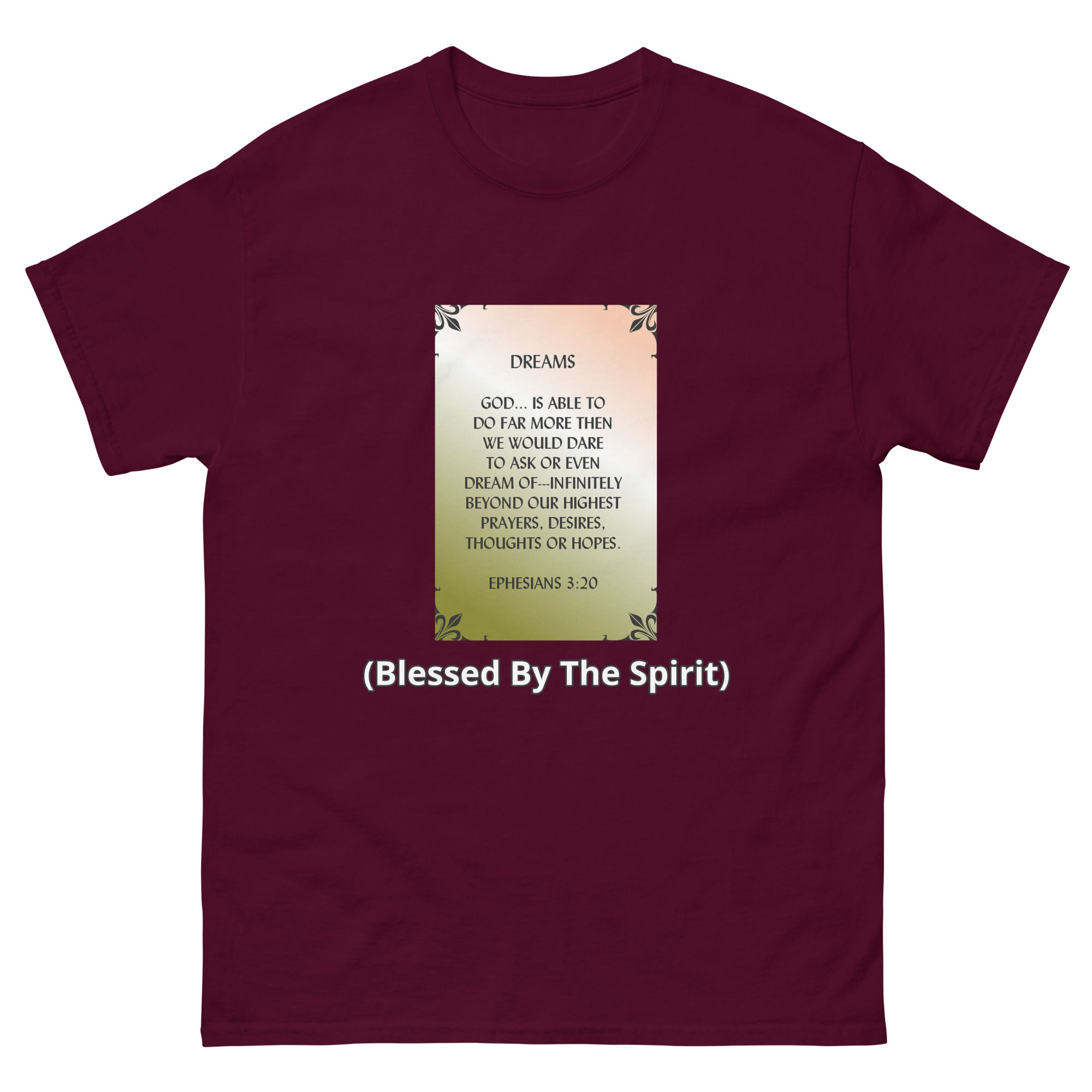 Men's classic tee (Blessed By The Spirit)
