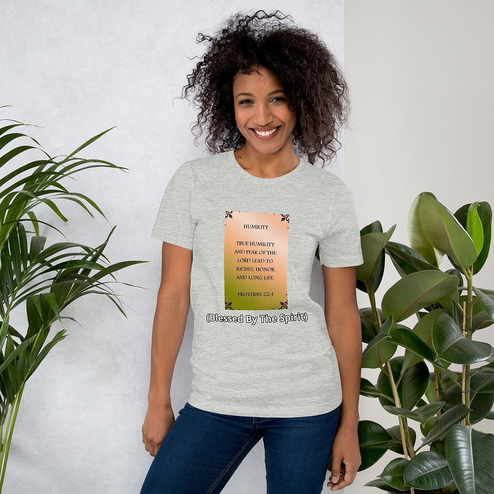 Thumbnail: Unisex t-shirt (Blessed By The Spirit)